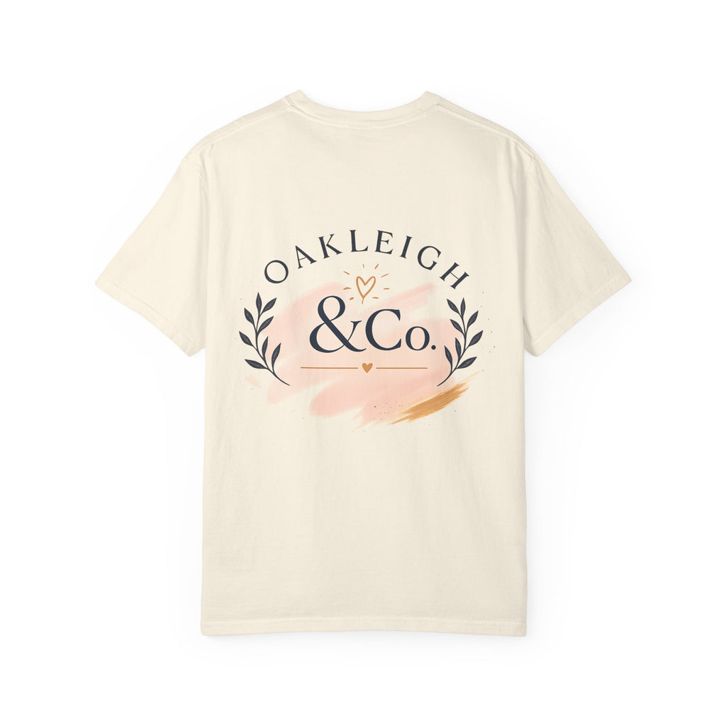 Oakleigh & Co. Branded T‑Shirt — Minimal Logo Chest & Back Paintbrush Design