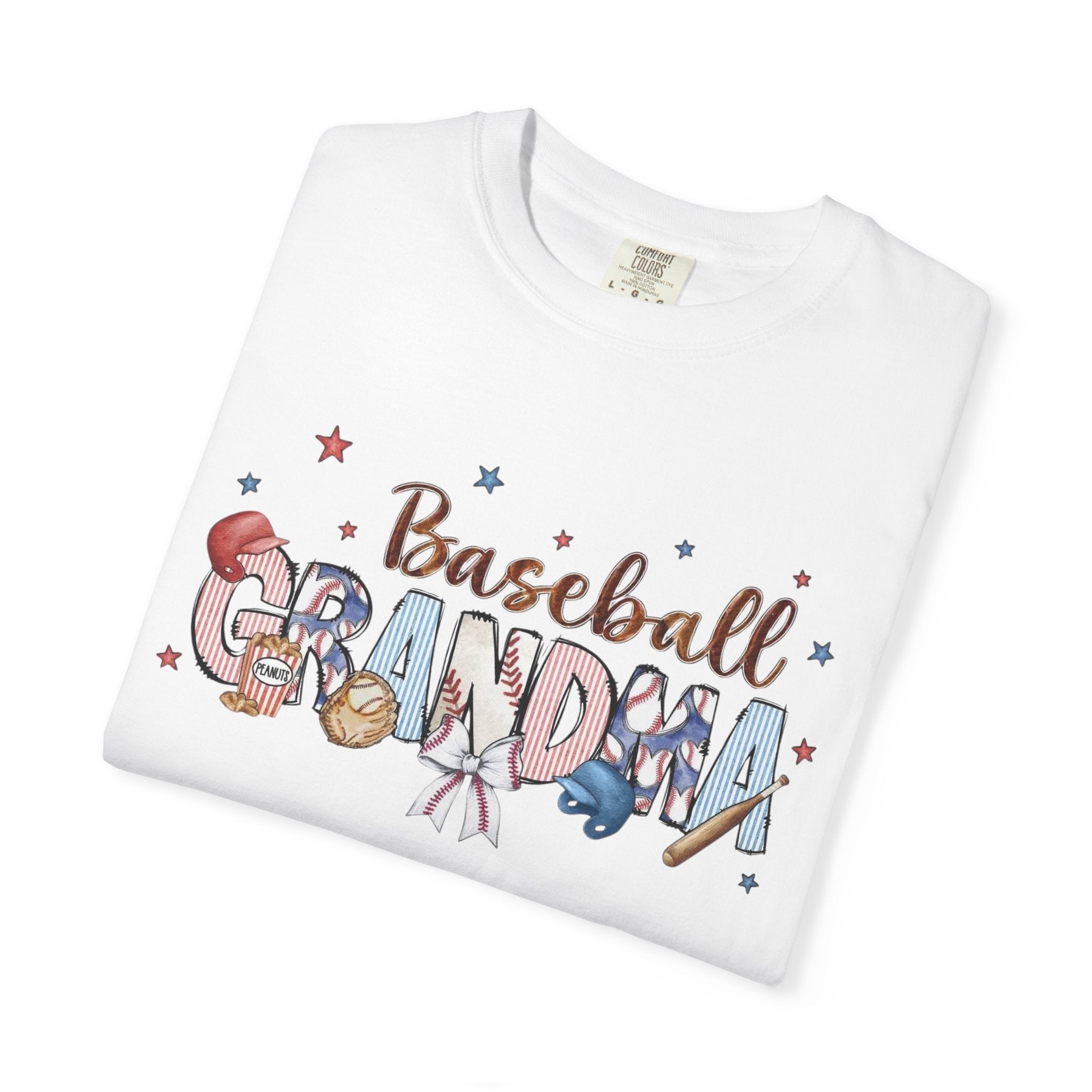 Baseball Grandma T-Shirt — Cute Sports Grandma Gift