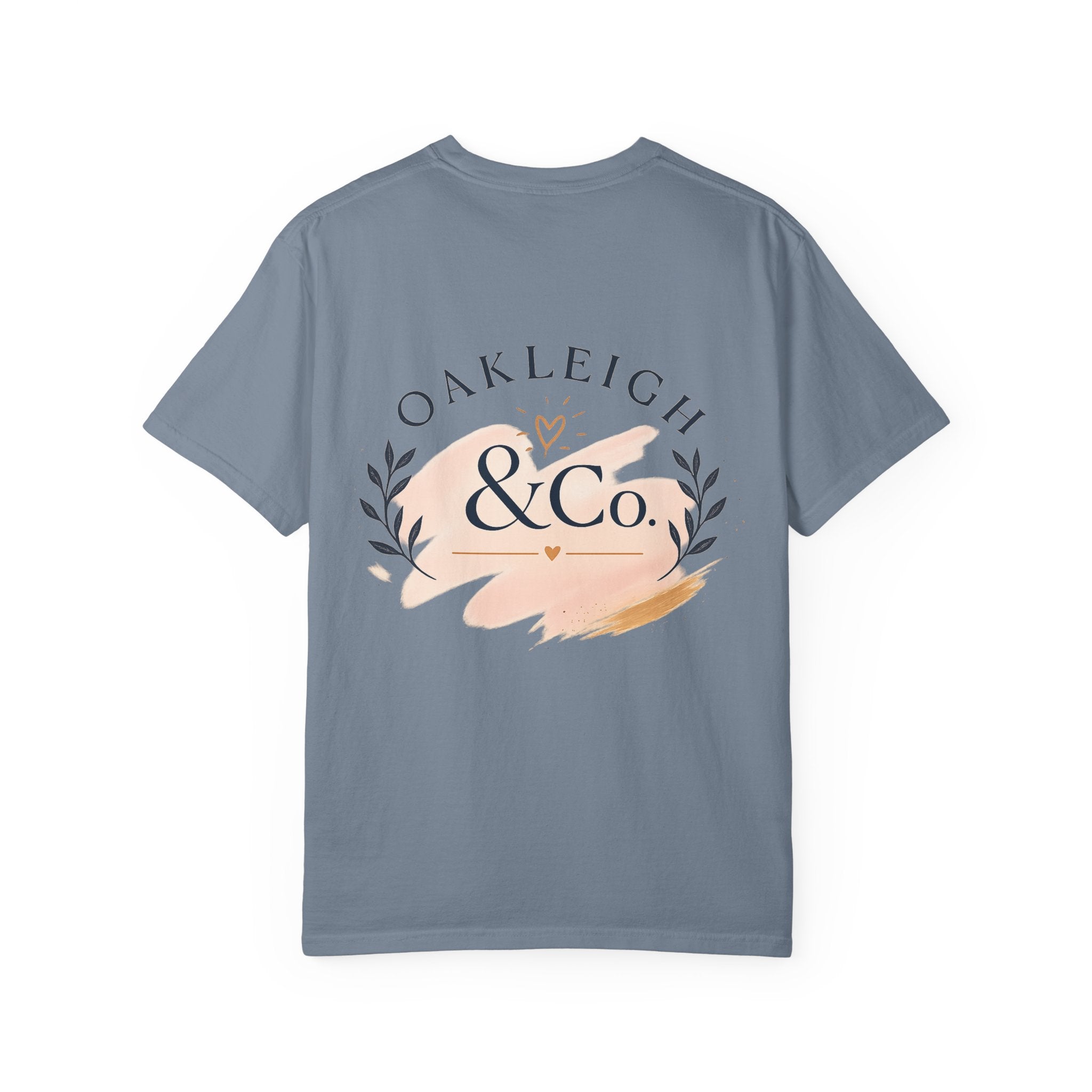 Oakleigh & Co. Branded T‑Shirt — Minimal Logo Chest & Back Paintbrush Design