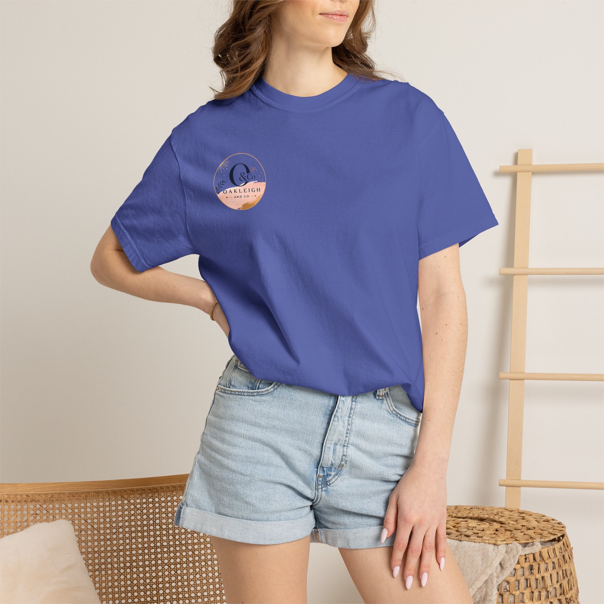 Oakleigh & Co. Branded T‑Shirt — Minimal Logo Chest & Back Paintbrush Design