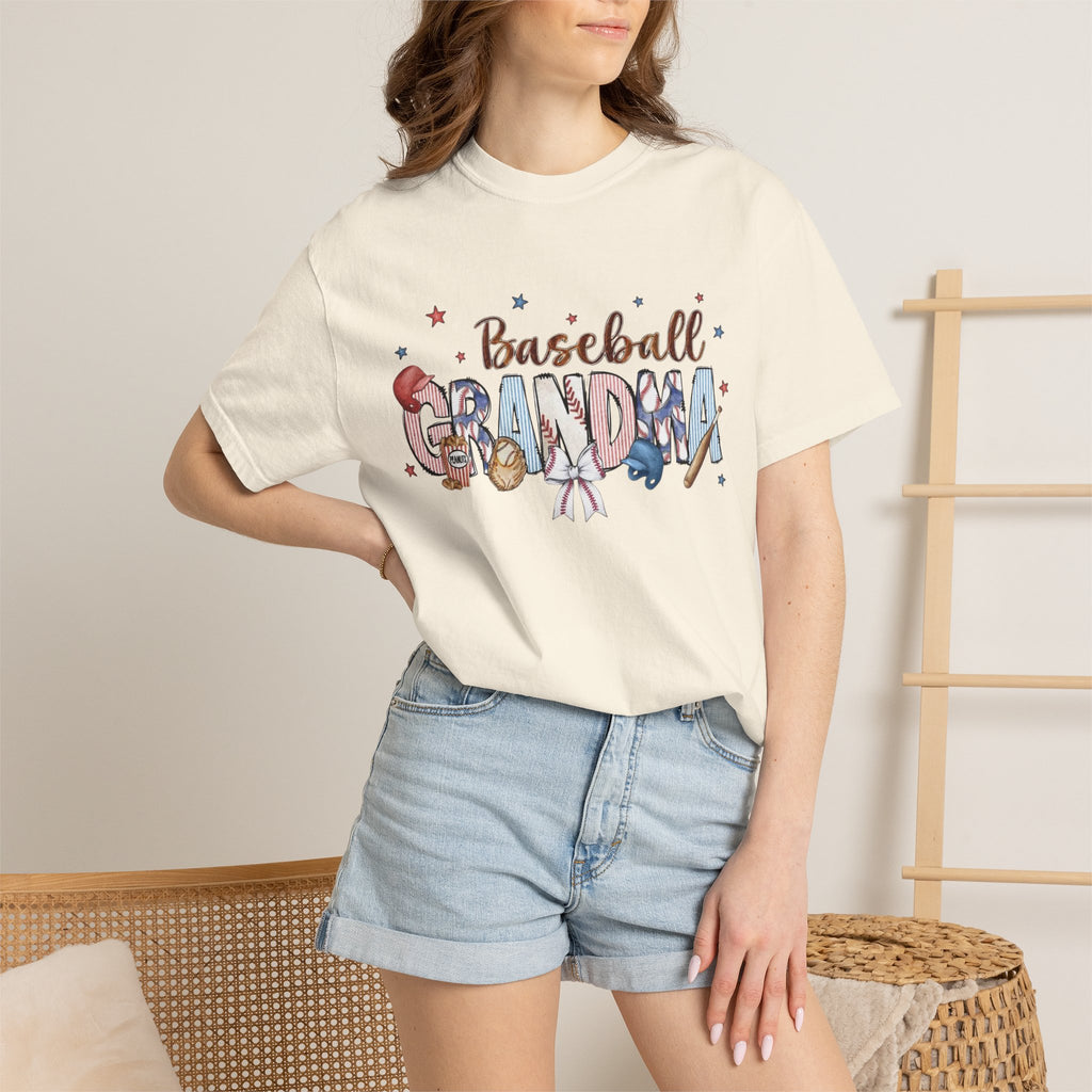 Baseball Grandma T-Shirt — Cute Sports Grandma Gift