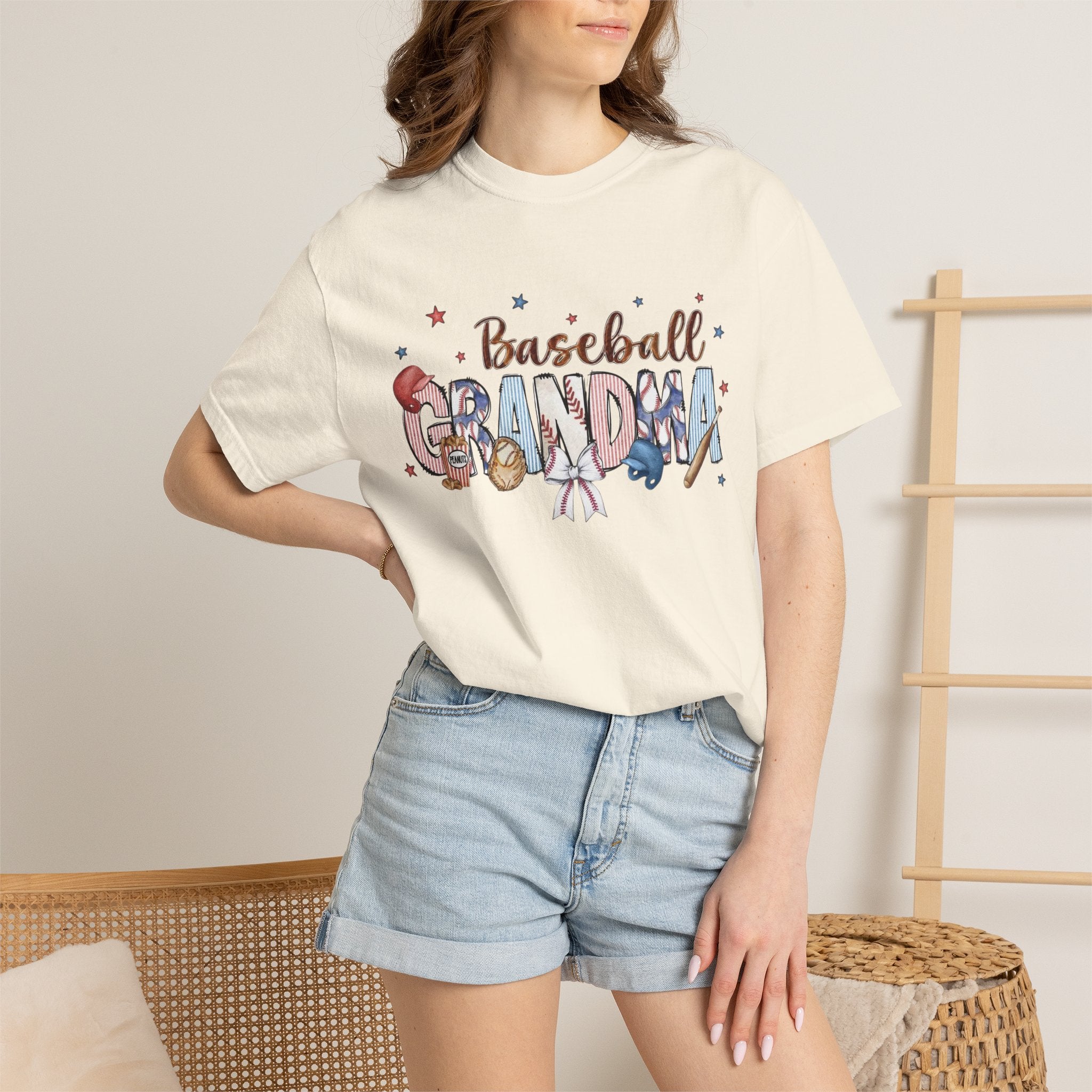 Baseball Grandma T-Shirt — Cute Sports Grandma Gift