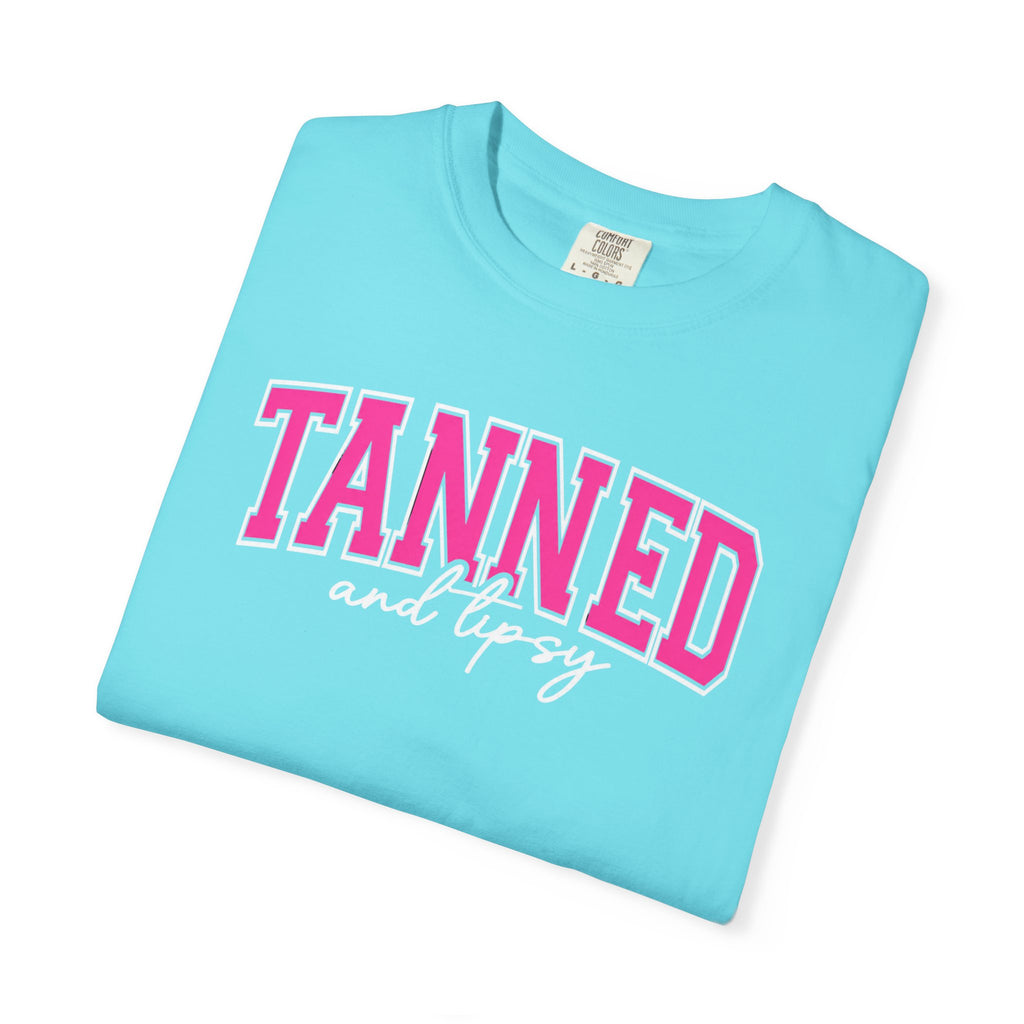 T-Shirt — "TANNED" Pink Arch Graphic Tee