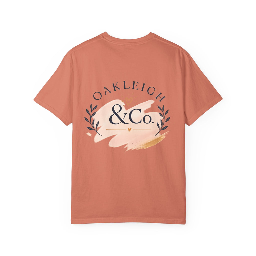 Oakleigh & Co. Branded T‑Shirt — Minimal Logo Chest & Back Paintbrush Design