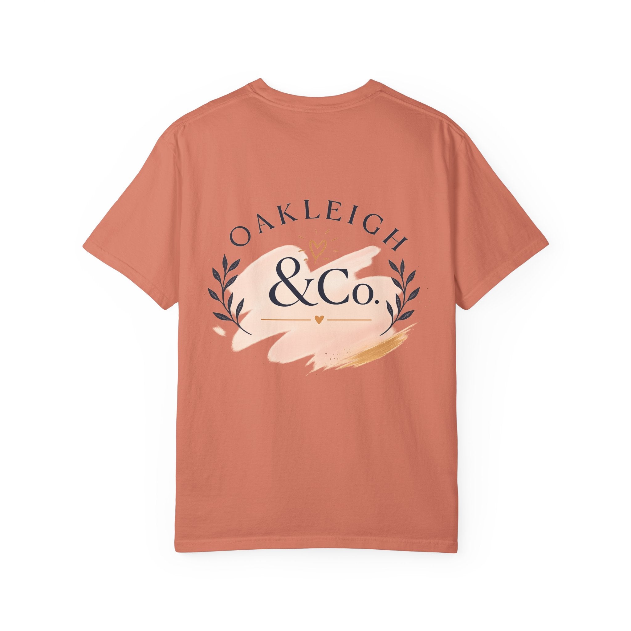 Oakleigh & Co. Branded T‑Shirt — Minimal Logo Chest & Back Paintbrush Design