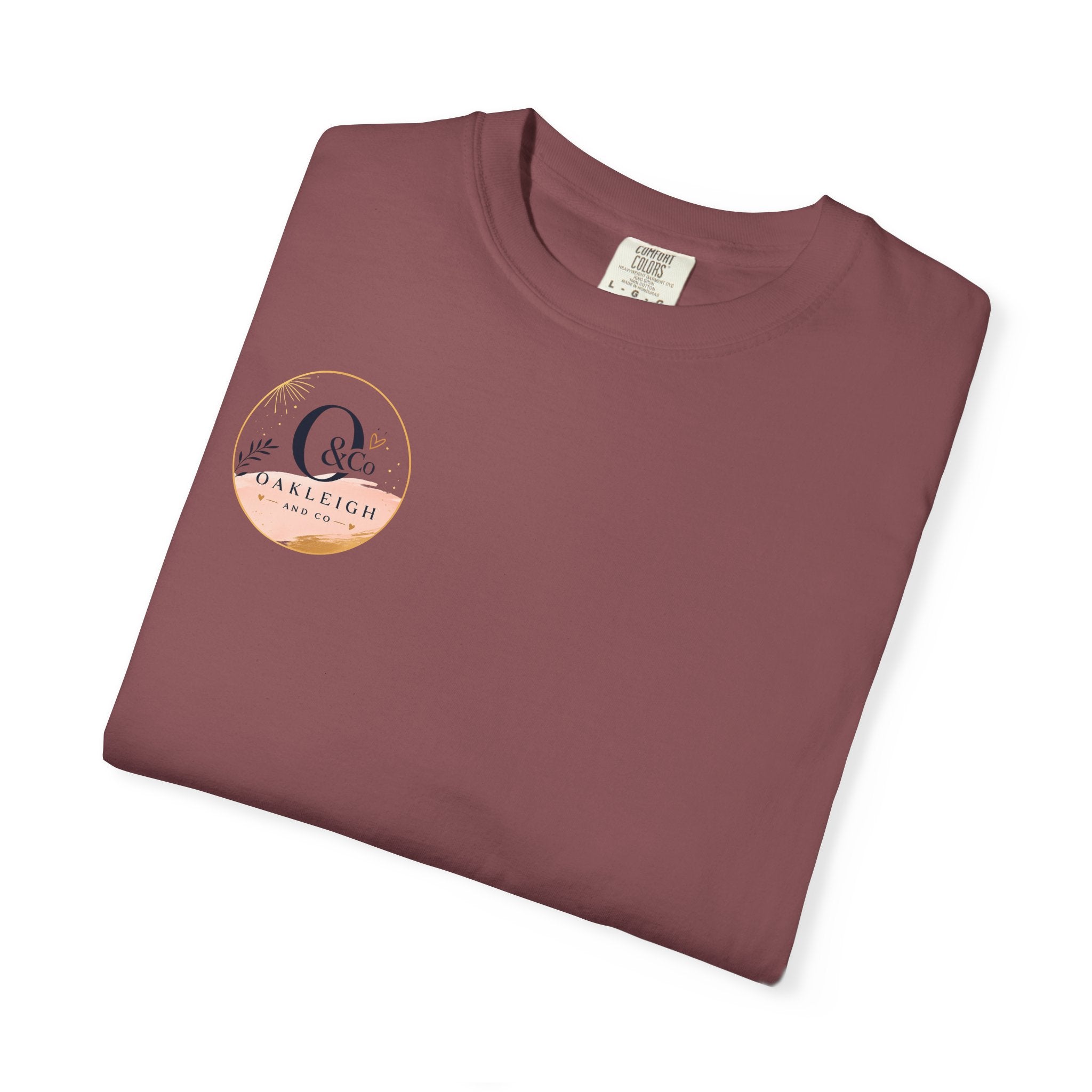 Oakleigh & Co. Branded T‑Shirt — Minimal Logo Chest & Back Paintbrush Design