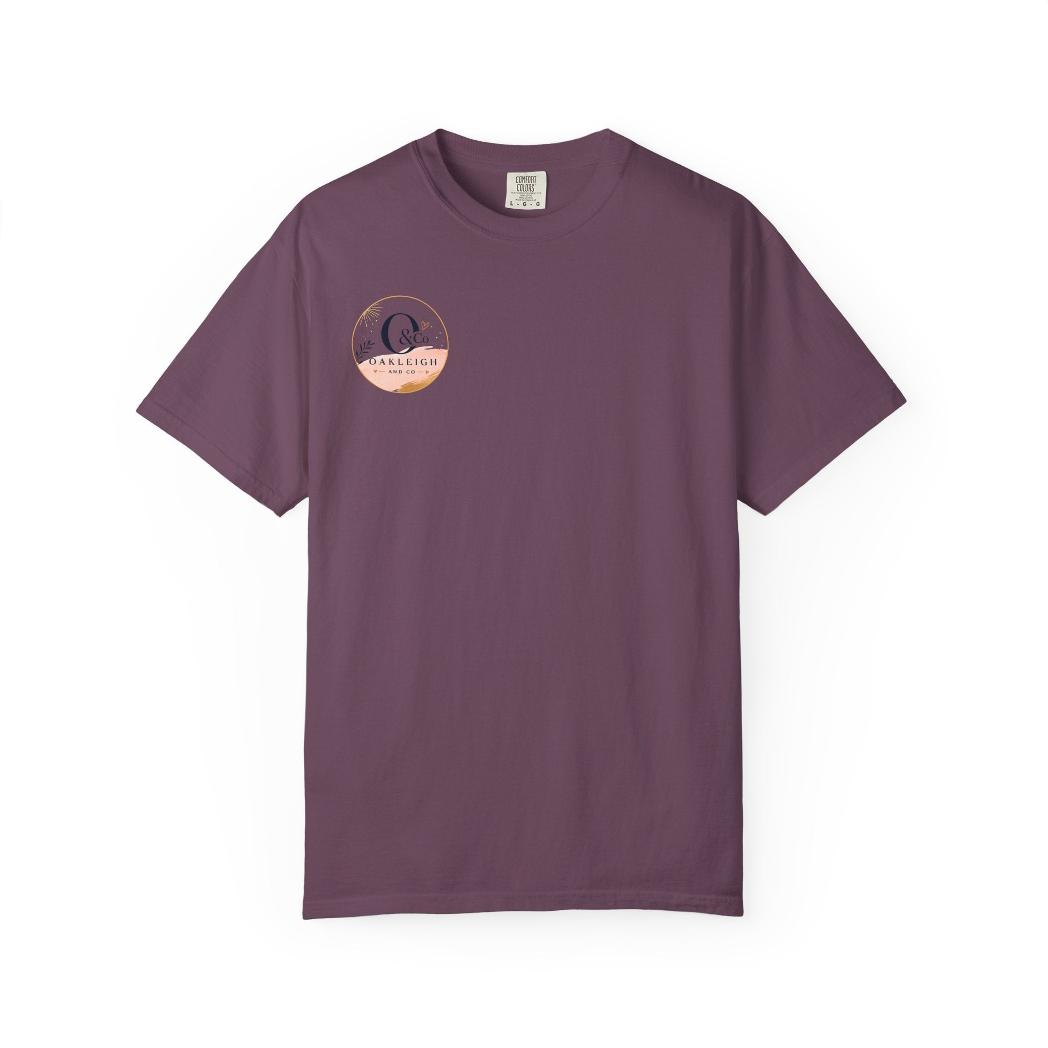 Oakleigh & Co. Branded T‑Shirt — Minimal Logo Chest & Back Paintbrush Design