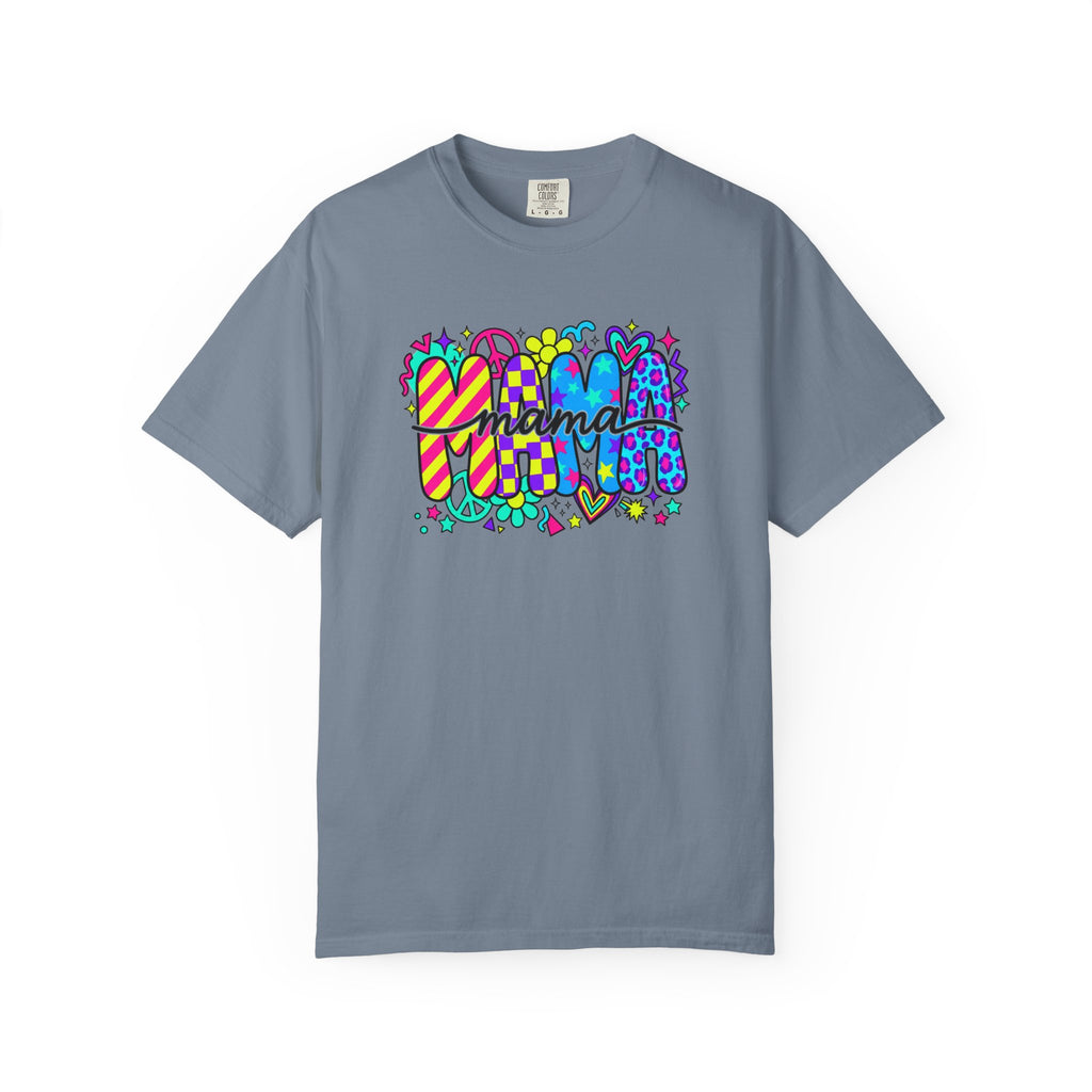 Mama Pop Art T-Shirt — Colorful Retro Mom Graphic Tee