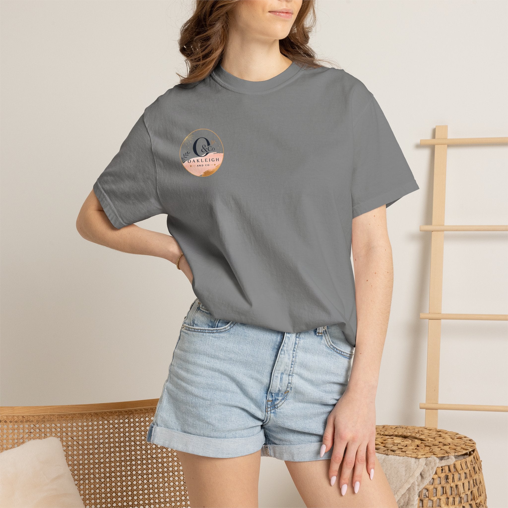 Oakleigh & Co. Branded T‑Shirt — Minimal Logo Chest & Back Paintbrush Design