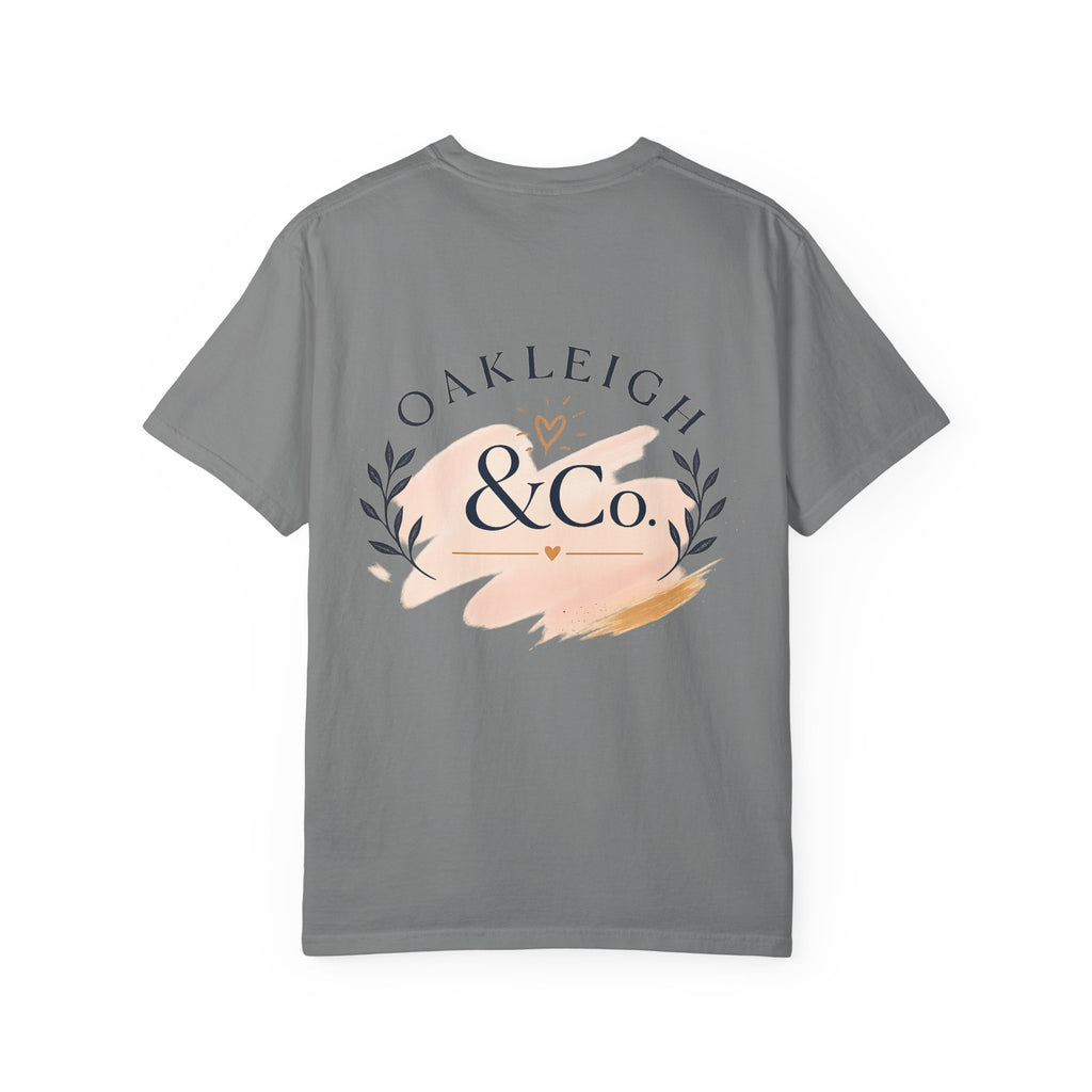 Oakleigh & Co. Branded T‑Shirt — Minimal Logo Chest & Back Paintbrush Design